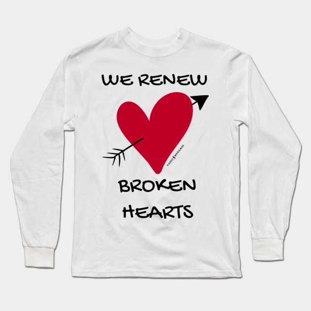 Broken Hearts Long Sleeve T-Shirt by RadioHarambe